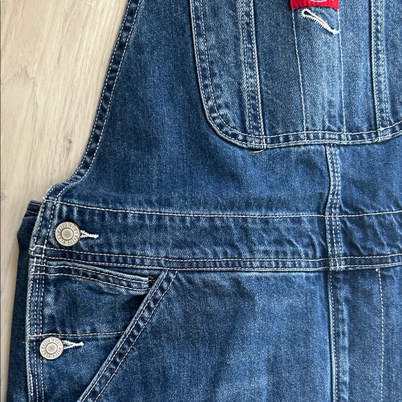 Dickies Dark Blue Denim Overalls - Picture 4 of 10